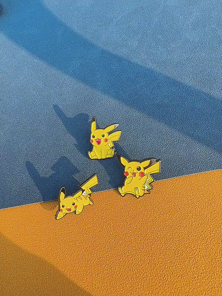 video of Pokemon Pikachu Pin