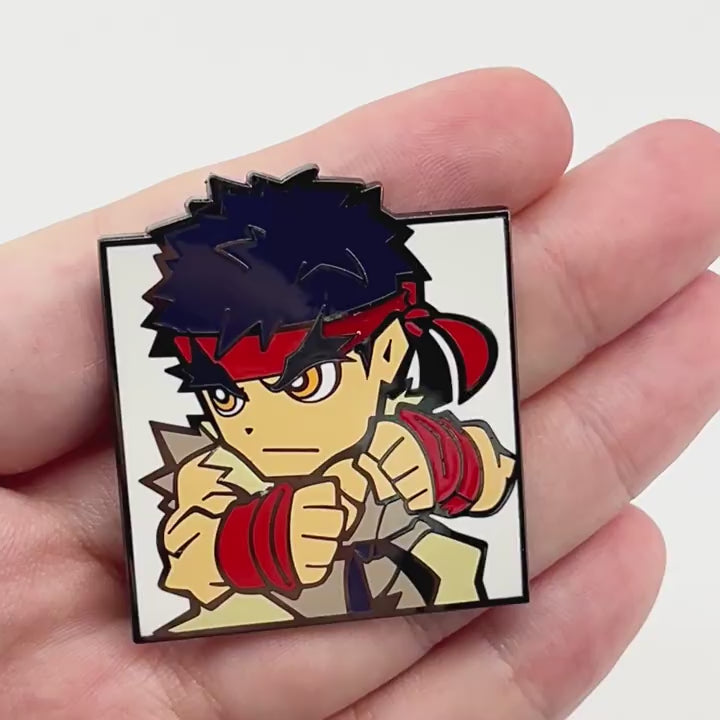 video of Street Fighter Ryu Ken Akuma Hadoken Pin