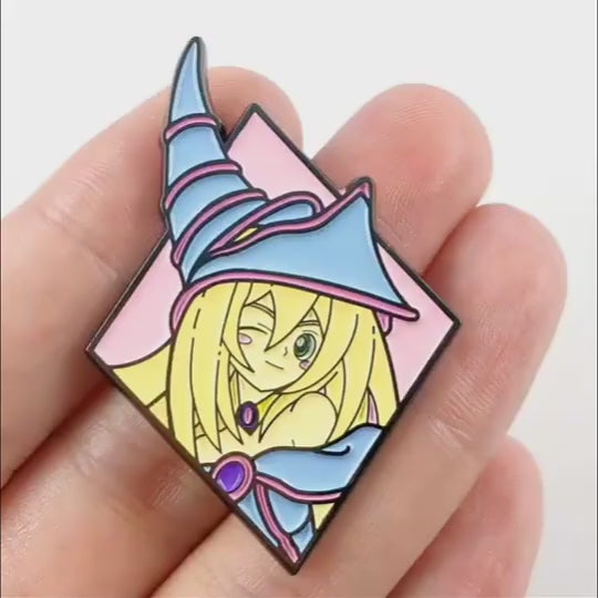 video of Yu-Gi-Oh! Dark Magician Girl Hat Pin
