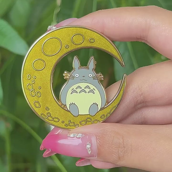 video of Miyazaki Moon Totoro Pin