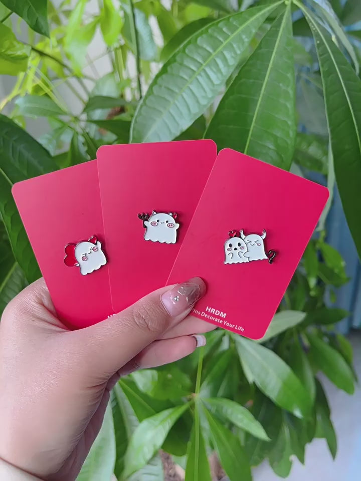 video of Little Ghost Pin
