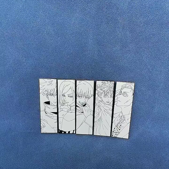 video of Jujutsu Kaisen Yuta Okkotsu Megumi Fushiguro Nobara Kugisaki Toge Inumaki Kento Nanami Pin