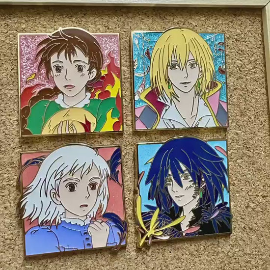 video of Howl's Moving Castle Pin