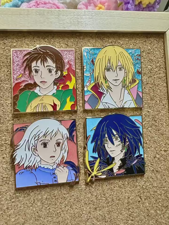 video of Howl's Moving Castle Pin