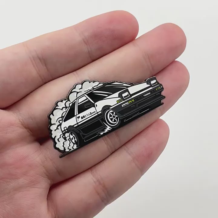 video of AE86 Initial D Pin