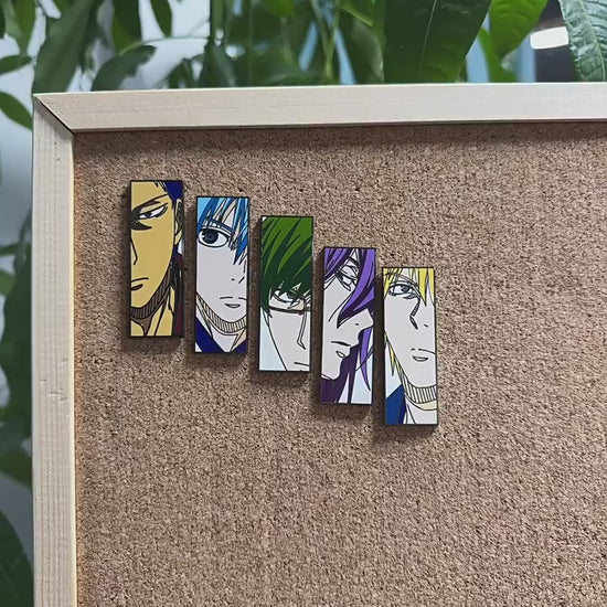 video of Kuroko's Basketball Kise Ryota Midorima Shintaro Murasakibara Atsushi Kuroko Tetsuya Aomine Daiki Pin