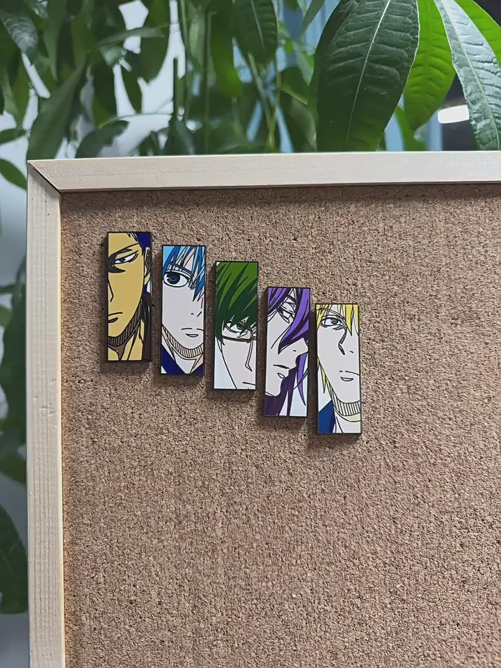 video of Kuroko's Basketball Kise Ryota Midorima Shintaro Murasakibara Atsushi Kuroko Tetsuya Aomine Daiki Pin