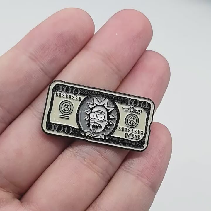 video of Rick and Morty Rick Pin