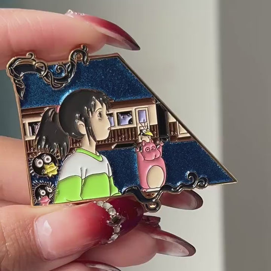 video of Spirited Away Chihiro Haku Pin