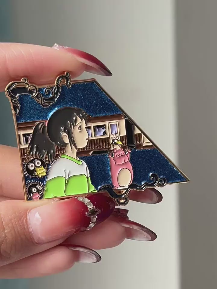 video of Spirited Away Chihiro Haku Pin