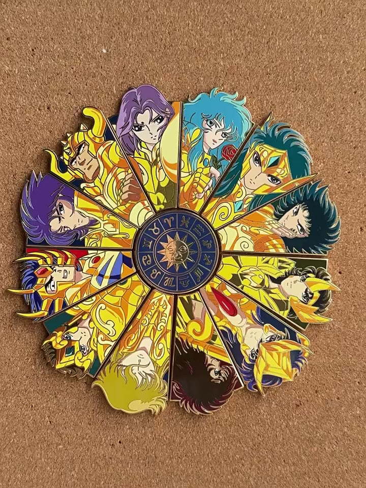 video of Saint Seiya: Knights of the Zodiac - Gold Twelve Palaces Pin