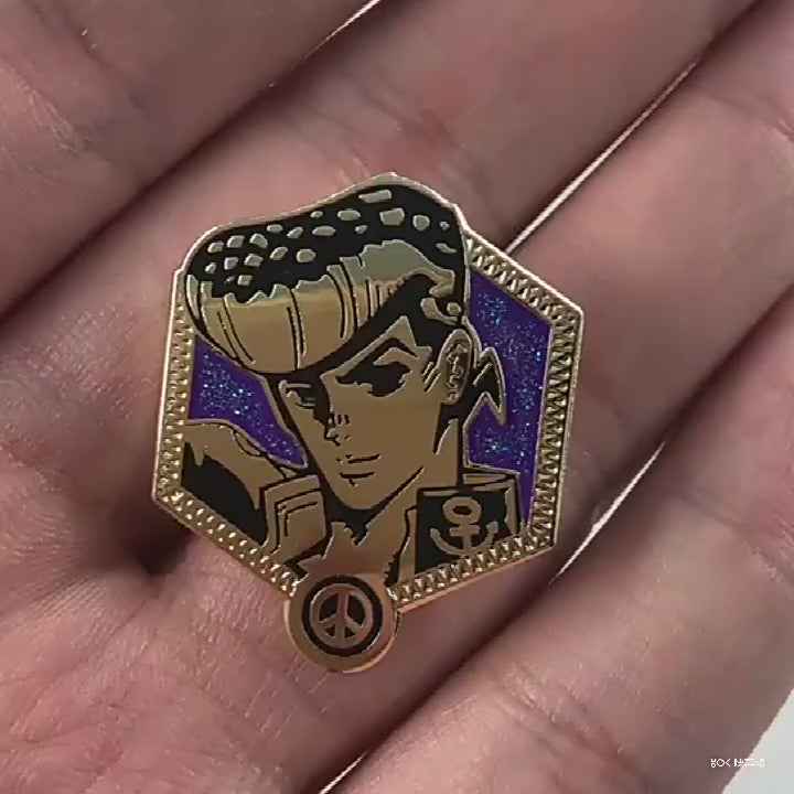 video of JoJo's Bizarre Adventure Josuke Higashikata Flash Pin