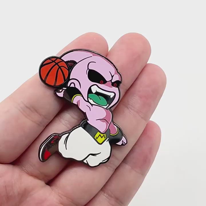 video of Dragon Ball Majin Buu Playing Basketball Pin