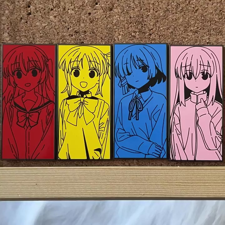 video of Bocchi the Rock! Hitori Gotoh Nijika Ijichi Ryo Yamada Ikuyo Kita Pin