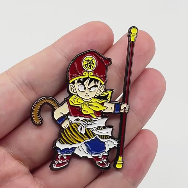 video of Dragon Ball Kid Goku Pin