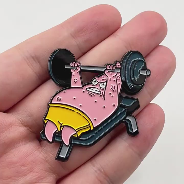 video of SpongeBob Patrick Fitness and Weight Loss Enthusiast Pin