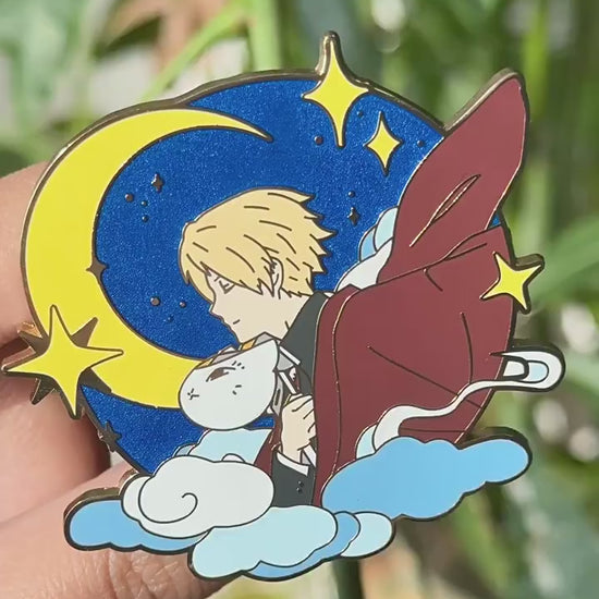 video of Natsume's Book of Friends Natsume Takashi Nyanko-sensei Pin