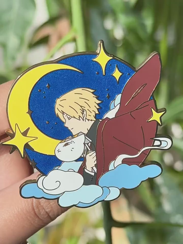 video of Natsume's Book of Friends Natsume Takashi Nyanko-sensei Pin